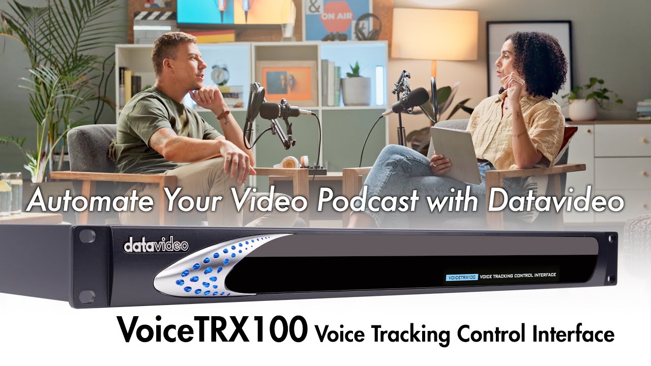 Fully Automated Podcast Production | Datavideo Autocast Live Solution