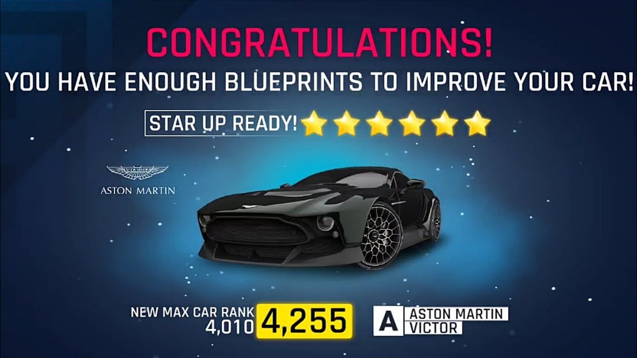 Asphalt 9: Road to Max Aston Martin Victor - Car Hunt - Last 5 Blueprints - Daily Events Pass
