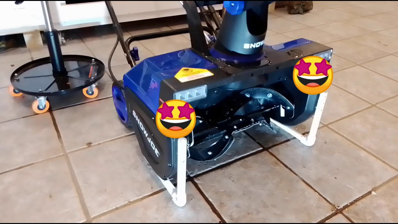 Snowblower gravel driveway modification