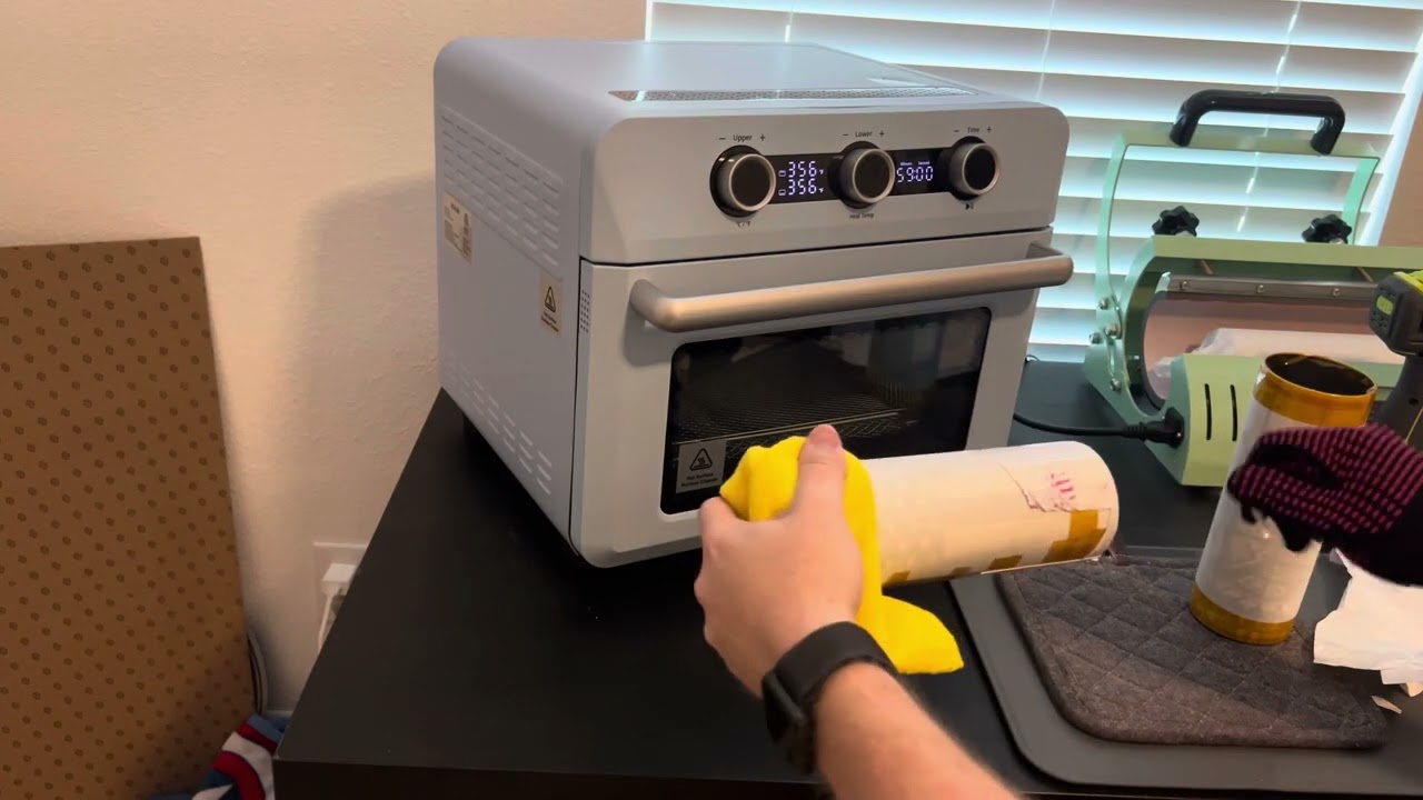 First cups with the new PYD LIFE SUBLIMATION OVEN