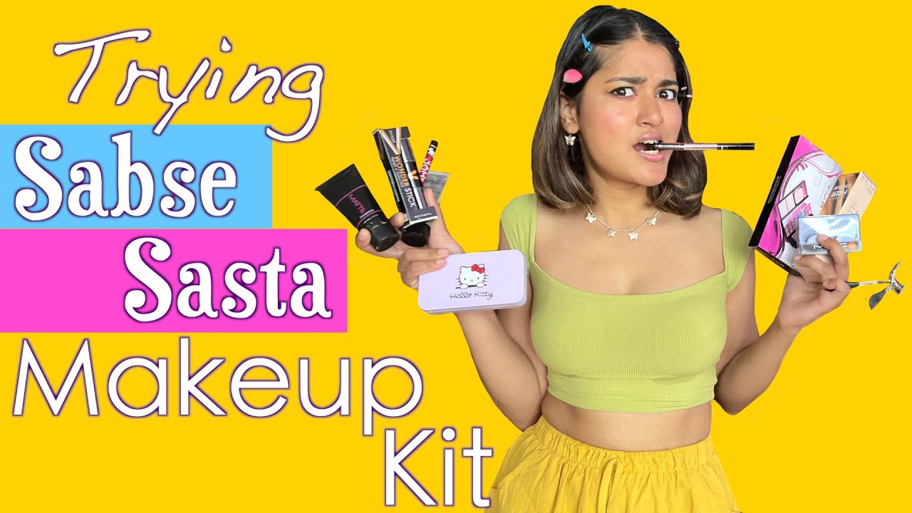 Trying Cheap Makeup Kit From Meesho | Is it Worth it?