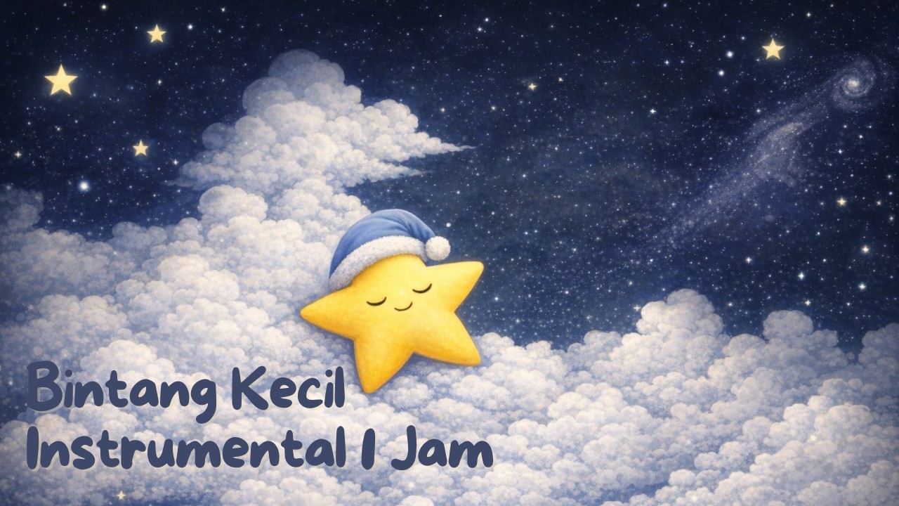Musik Pengantar Tidur Bayi ♫ Bintang Kecil Instrumental ♥ Versi Lembut 1 Jam