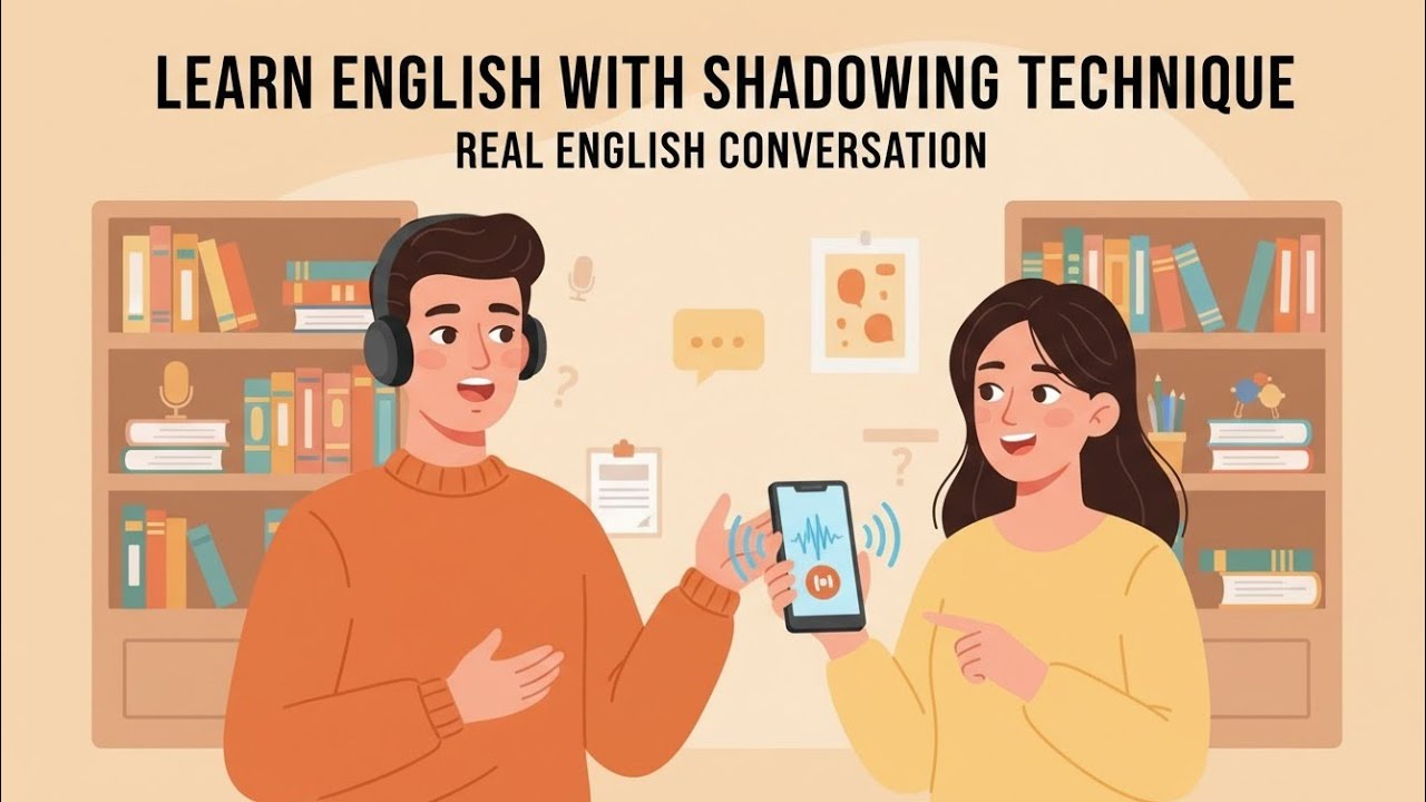 Listen & Speak English Together | by Shadowing technique