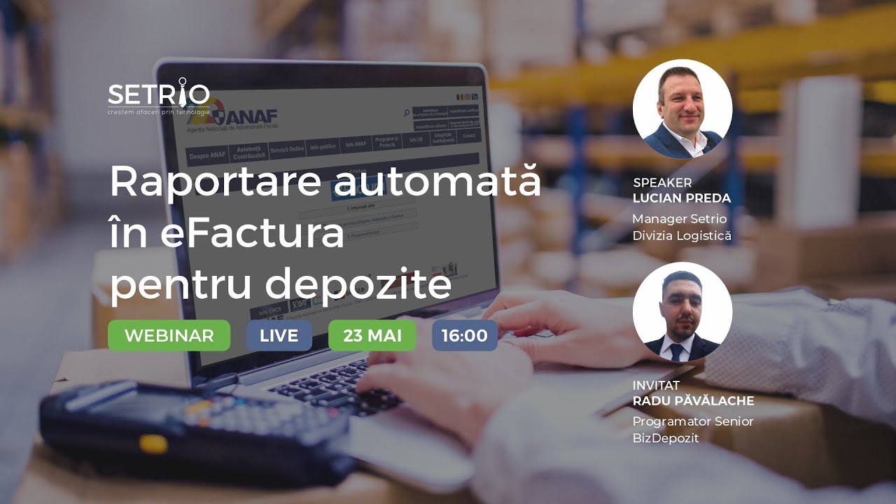 Raportare automată în eFactura pentru depozite