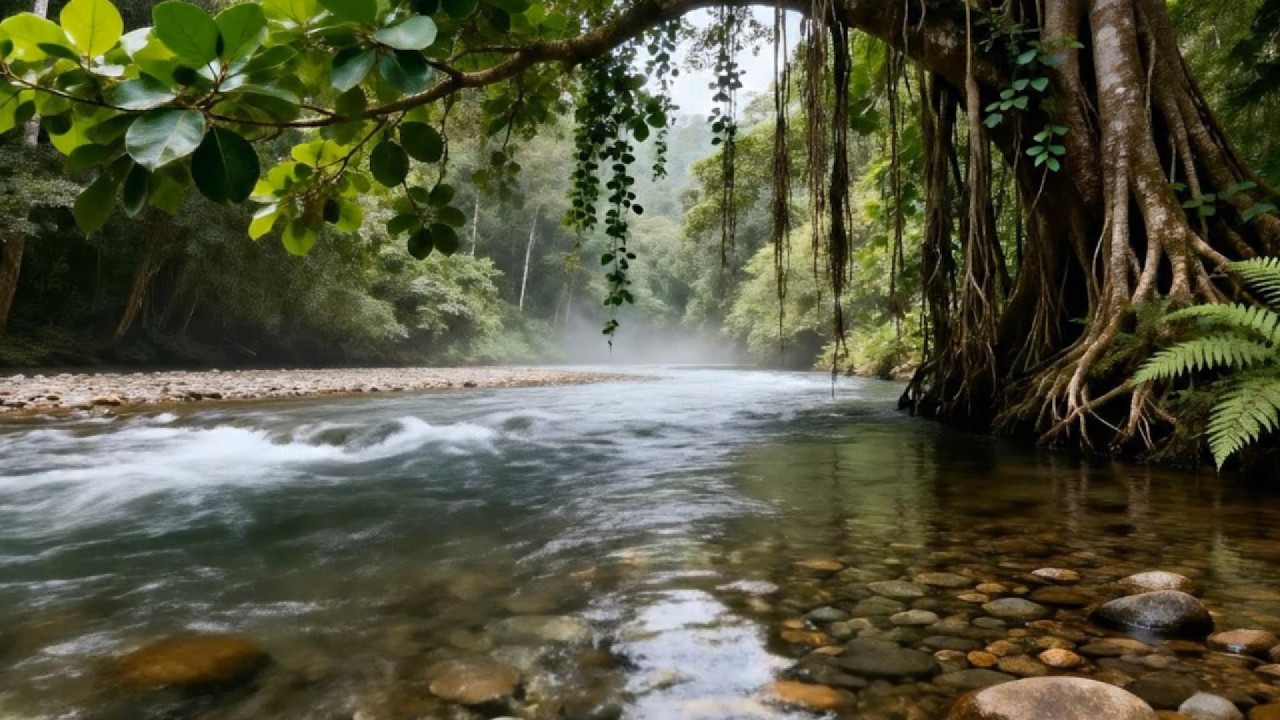 Turn the Volume Up—Pure Forest River Soundscape
