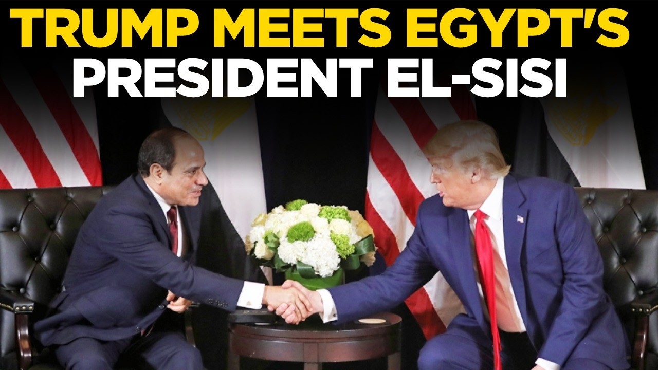 Trump LIVE: President Donald Trump Meets Egypt's Al-Sisi At G7 Summit | Global Geopolitics | LIVE