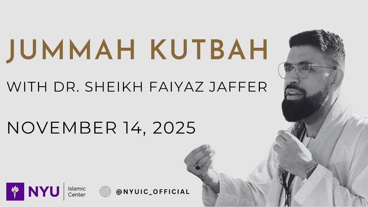 Prophetic Advice to Abu Dhar Al-Ghufari, Part 11 with Dr. Sheikh Faiyaz Jaffer