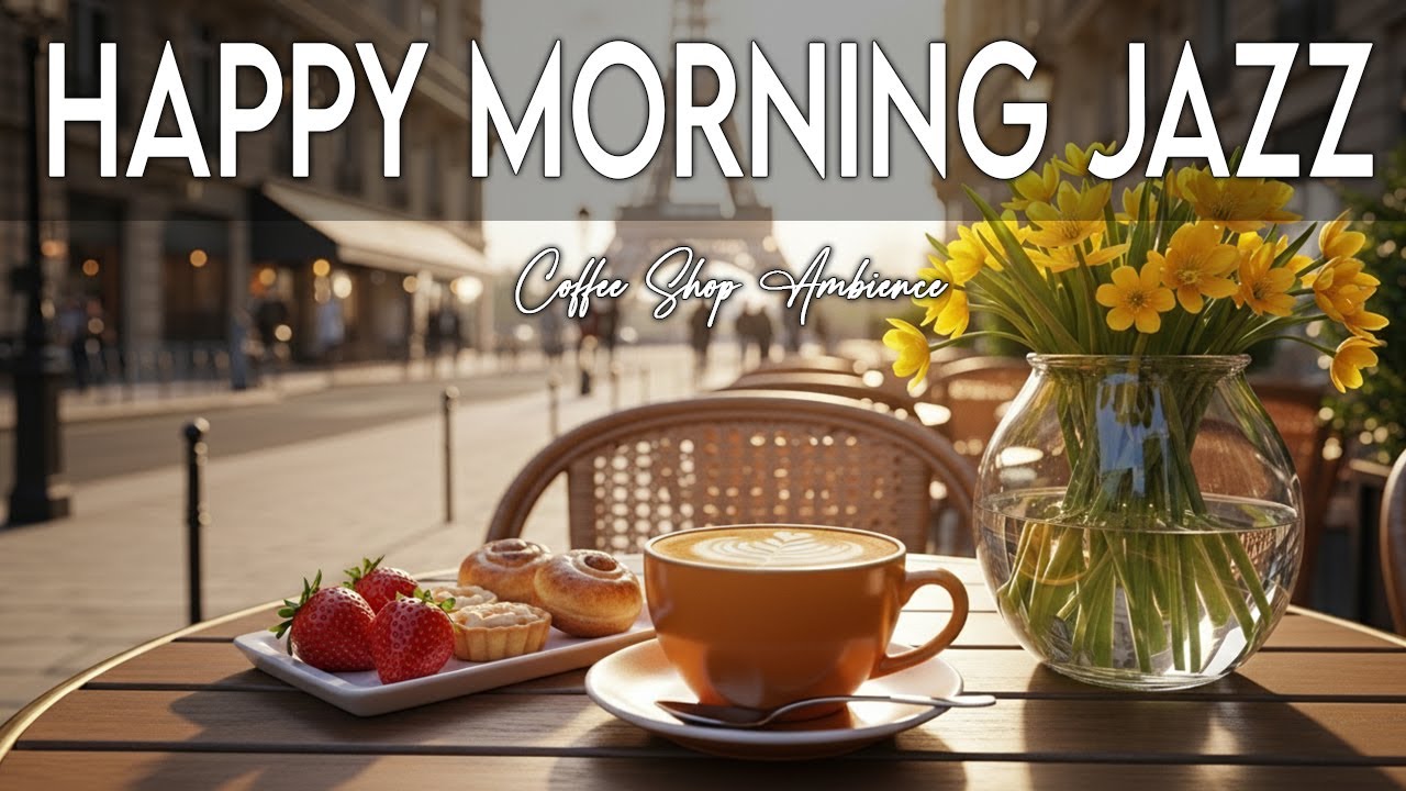 Happy Morning Jazz 🎶 February  Bossa Nova Instrumental and Relaxing Jazz Cafe Music for Studying.