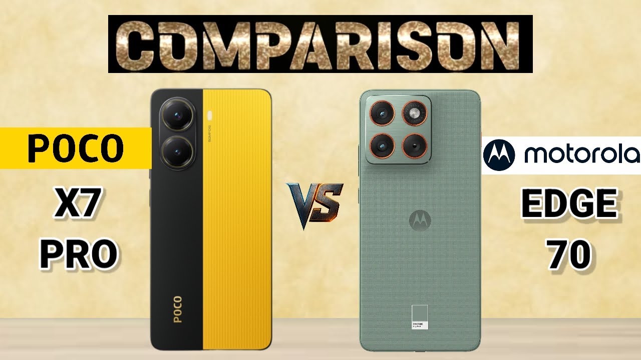Motorola edge 70 vs Poco X7 Pro full comparison 🤔 Best mobile under 30000 🔥