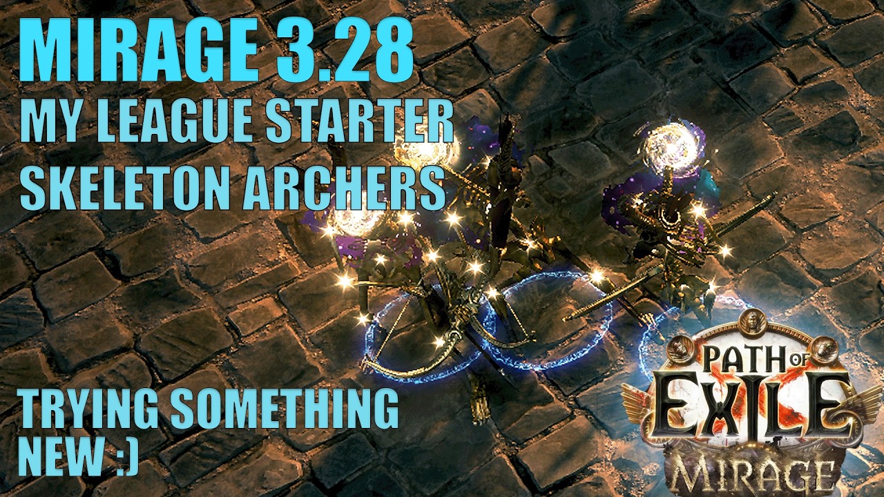 ❰Path of Exile 3.28 Mirage❱ Skeleton Archer! My League Starter