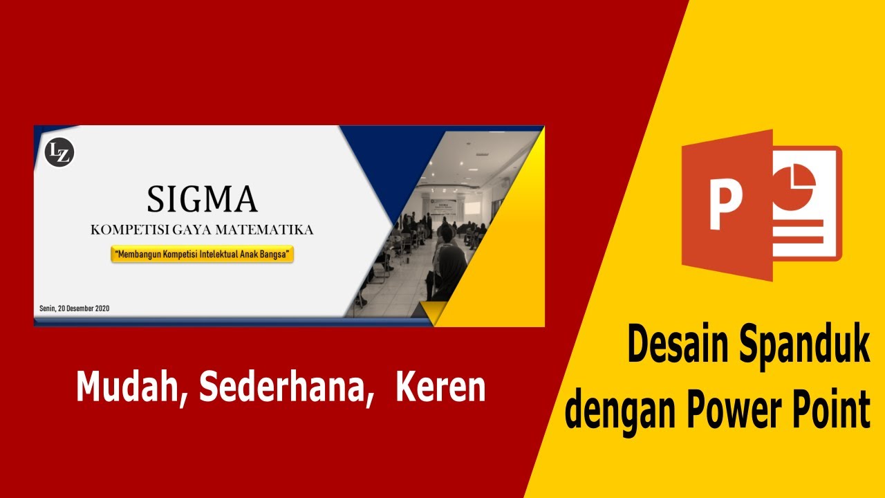 Desain Banner Spanduk (Baliho) menggunakan Power Point  | Tutorial #7