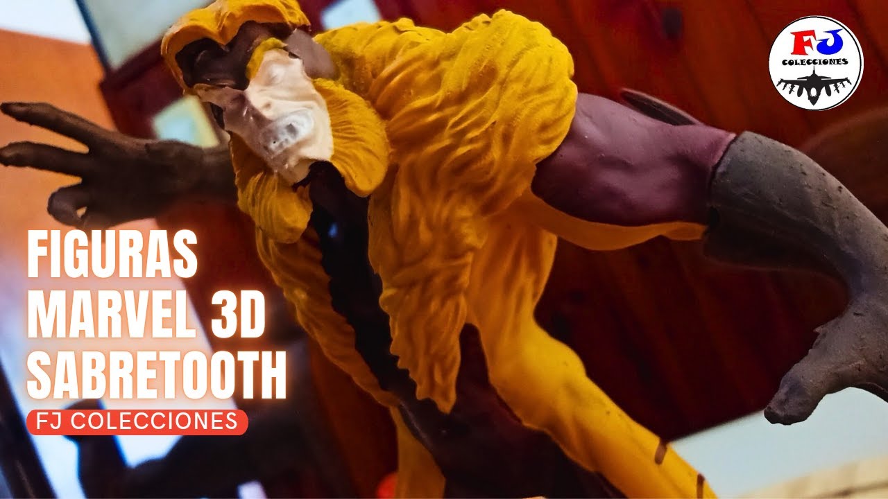 Figuras MARVEL 3D | Sabretooth (Dientes de Sable) - Salvat