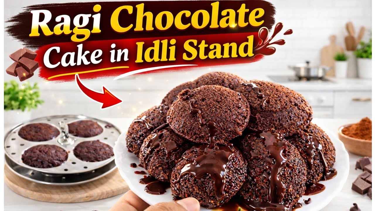 बच्चों के टिफिन में बनाएं रागी का हेल्दी केक | No Sugar, No Egg, No Oven | Healthy Ragi Cake