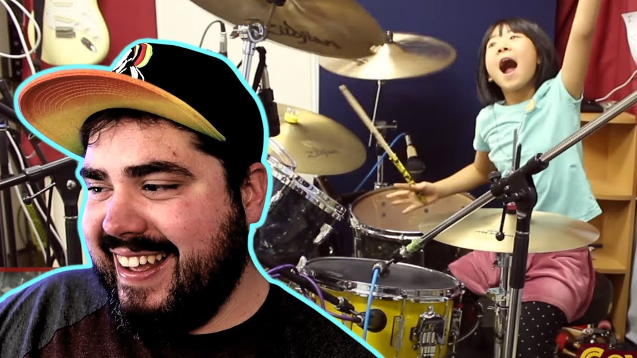 PRO Drummer at 9! YOYOKA 'Okashina Futari' UNICORN Reaction