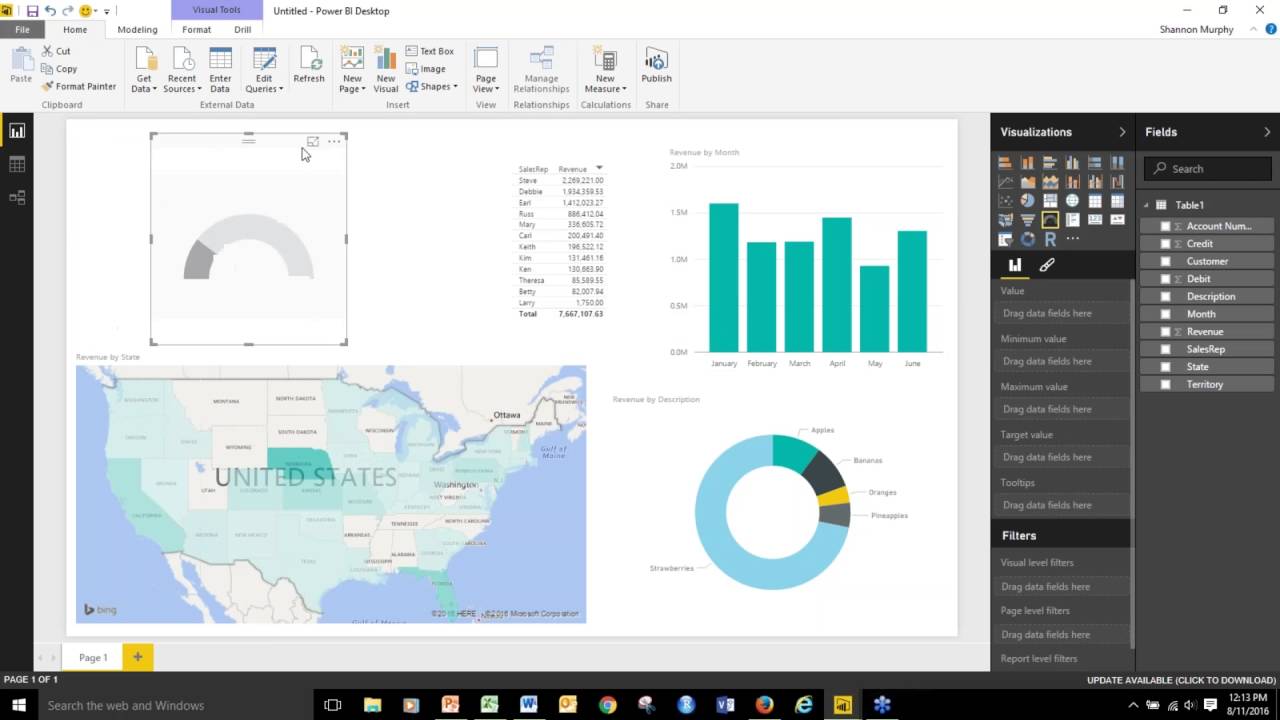 Power BI and Excel