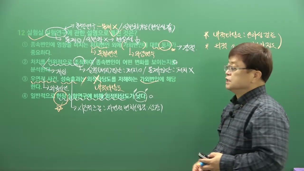 청소년상담사1급 시험대비 2025 심리연구방법론 기출