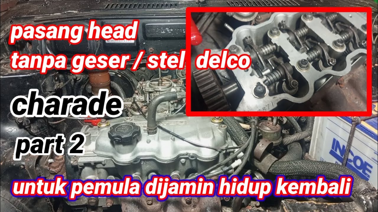 Installing the Daihatsu Charade G11 cylinder head part 2