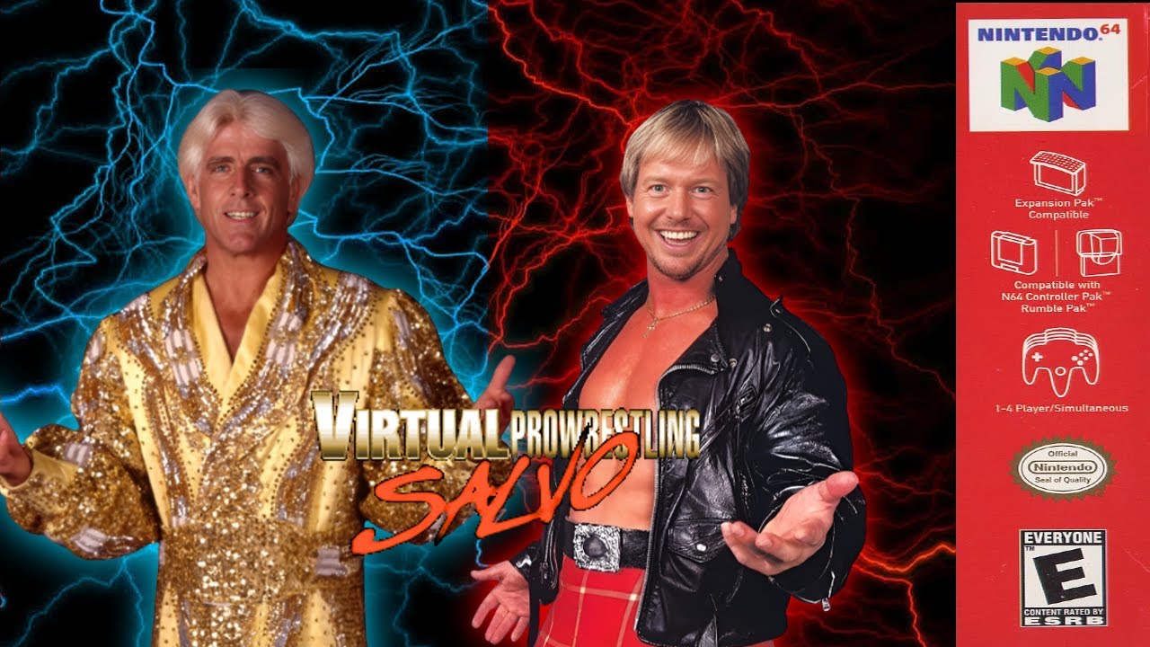 RAGDAS' Virtual Pro Wrestling Salvo Mod Matches Ric Flair vs Rowdy Roddy Piper