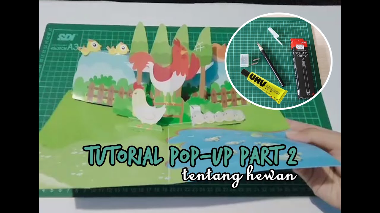 TUTORIAL POP-UP PART 2 | Tutorial Pop-Up Hewan Pop-Up | Animal Pop-Up