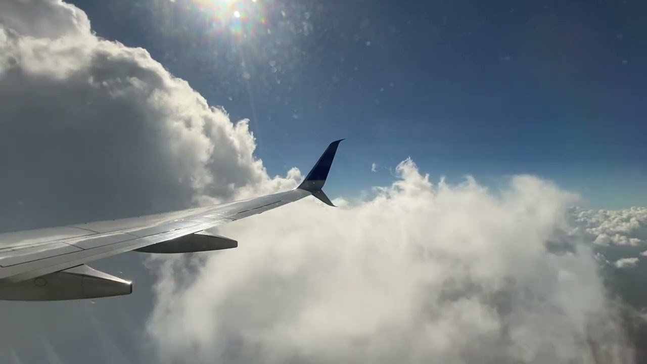 HD | Landing into Cozumel | United Airlines | Houston to Cozumel