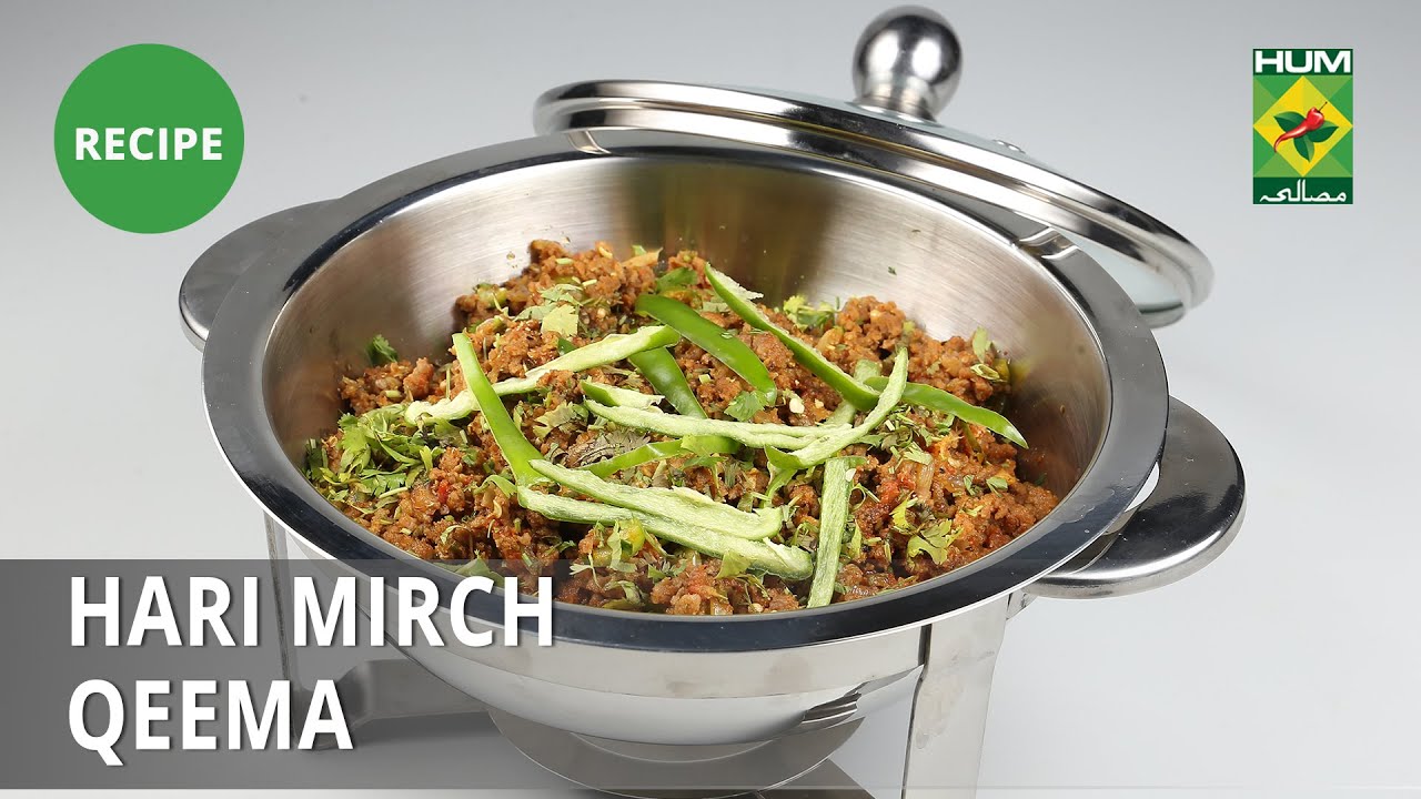 Hari Mirch Qeema Recipe | Lazzat | Masala TV | Samina Jalil | Desi Food