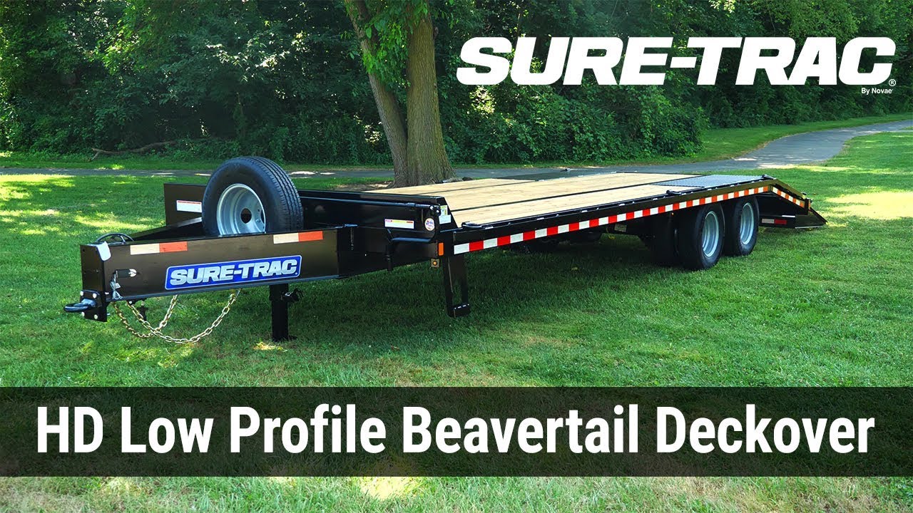 Sure-Trac HD Low Profile Beavertail Deckover Features