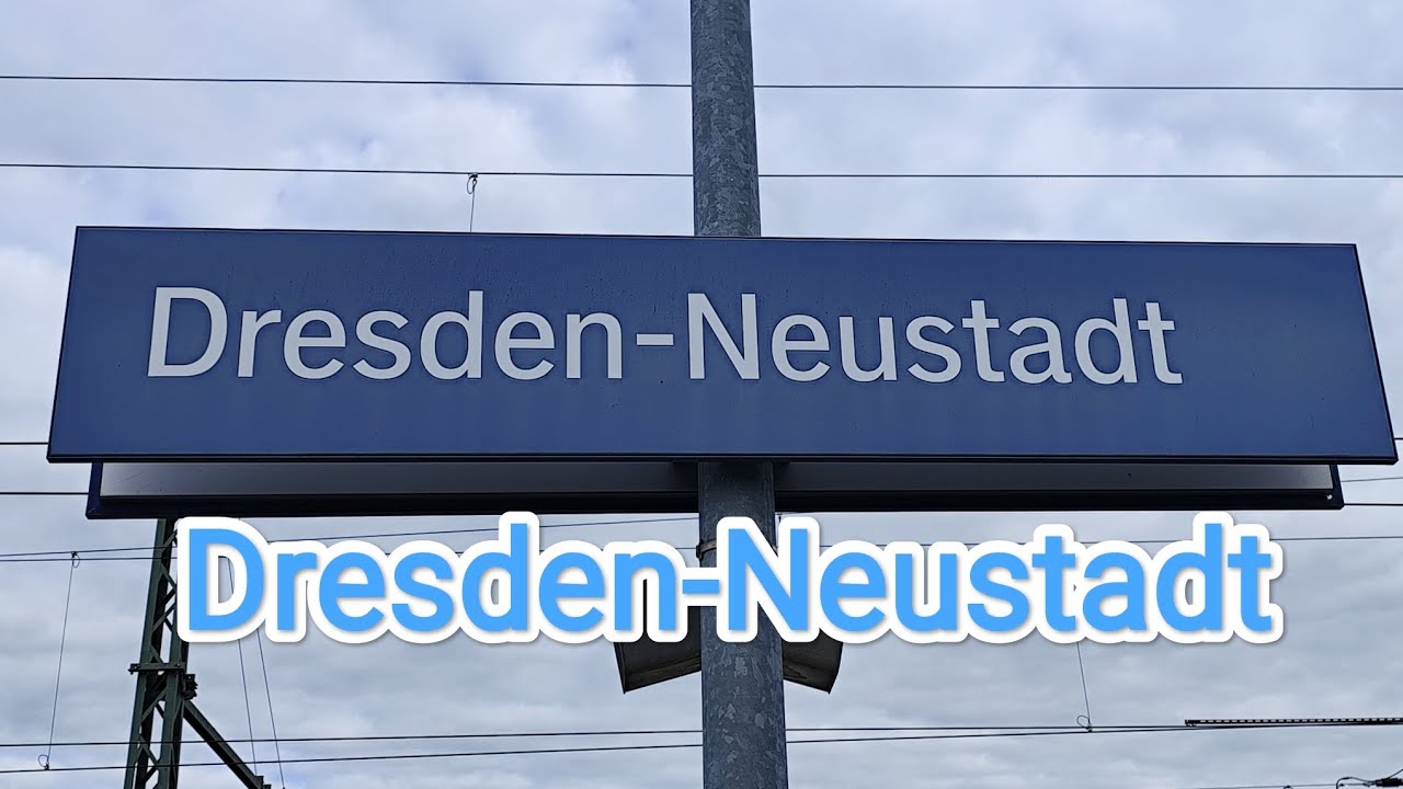 Züge im Dresden-Neustadt/ Vlaky Dresden-Neustadt 