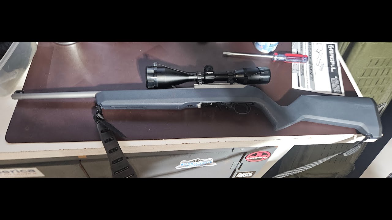 Ruger 10/22 с ускорителем BX-22 и усовершенствованным прикладом MagPul