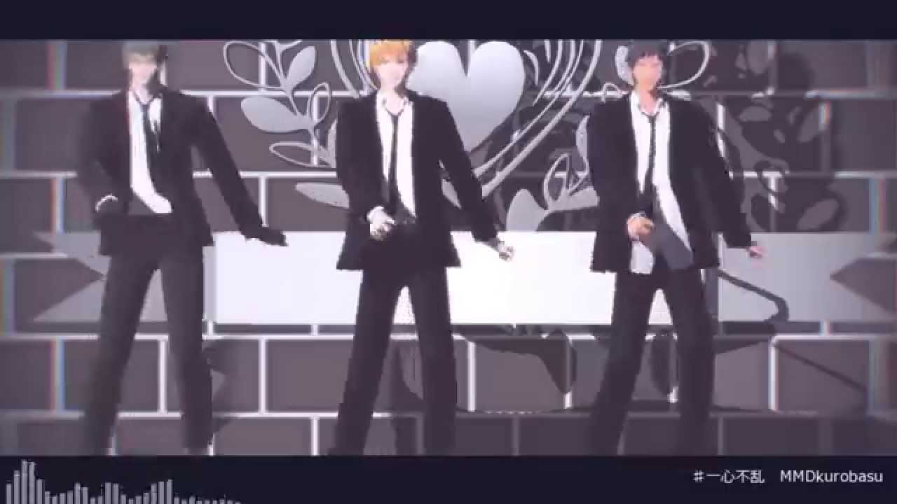 【MMD黒バス】一心不乱【黄・青・緑】