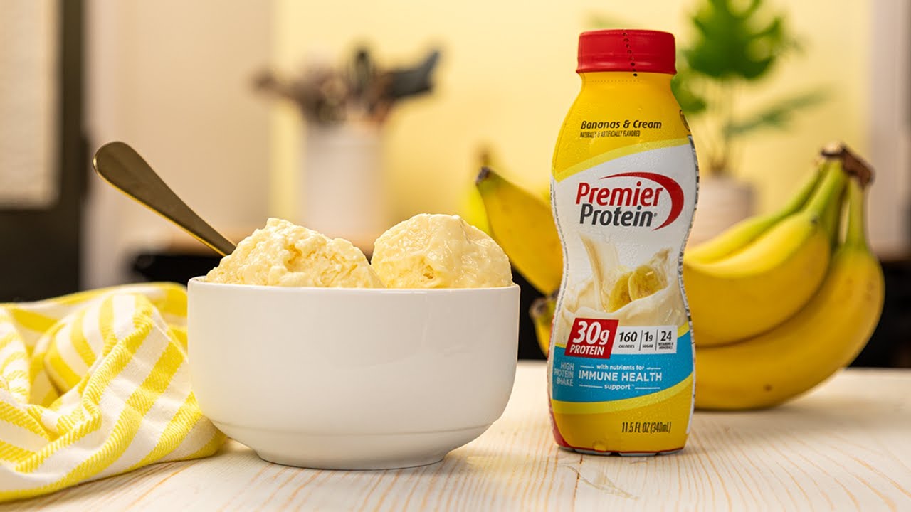 Premier Protein® Bananas & Cream Cottage Cheese Ice Cream Recipe