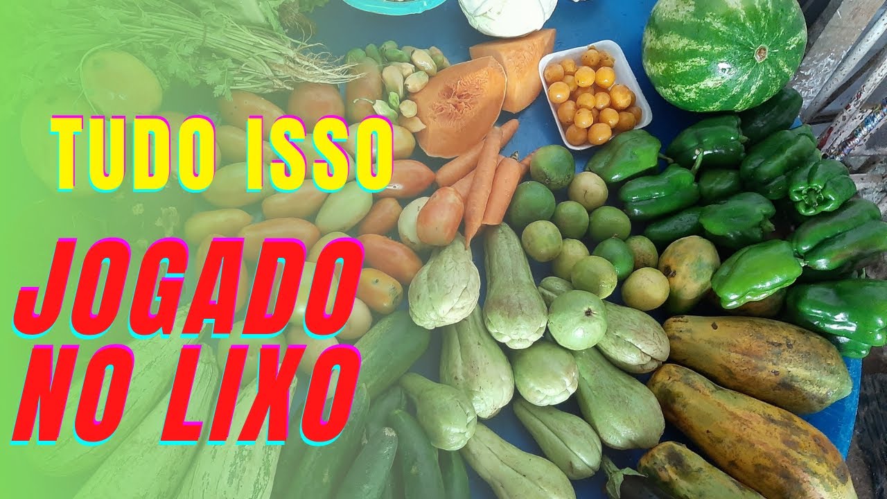 Fomos na ceasa / Muita coisa jogada no lixo