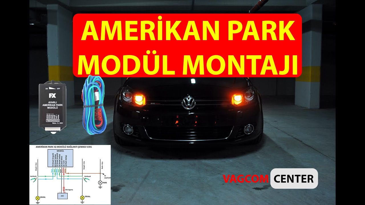 Ayarlı Amerikan Park Modülü Montajı|Kurulumu|Detaylı Anlatım|Şeması|