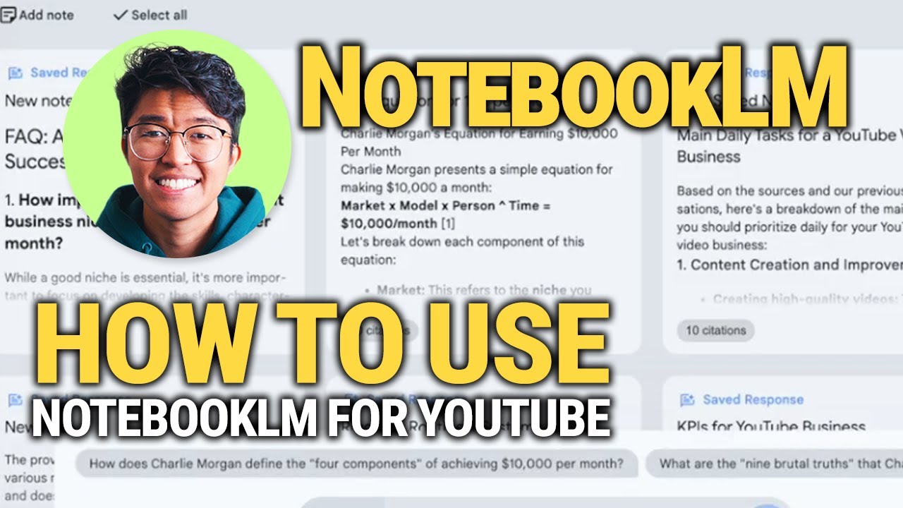 Как использовать NotebookLM для YouTube: КРАТКОЕ руководство!