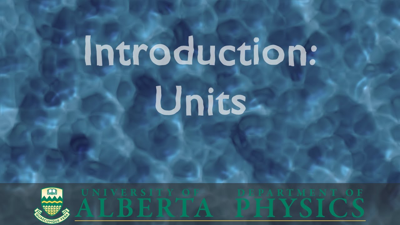 PHYS 130 Introduction: Units