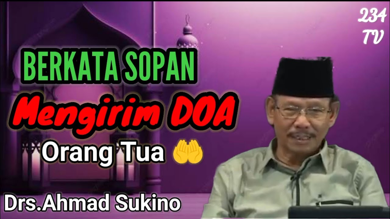 Jawaban TEGAS Ustad Ahmad Sukino - Mengirim Doa dan Mendoakan Orang Tua | Jihad Pagi MTA