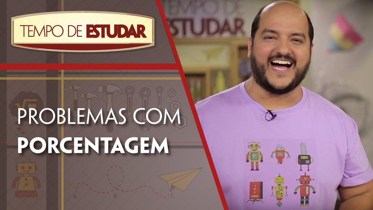 Problemas com porcentagem l Tempo de Estudar l Matemática l 5º ano