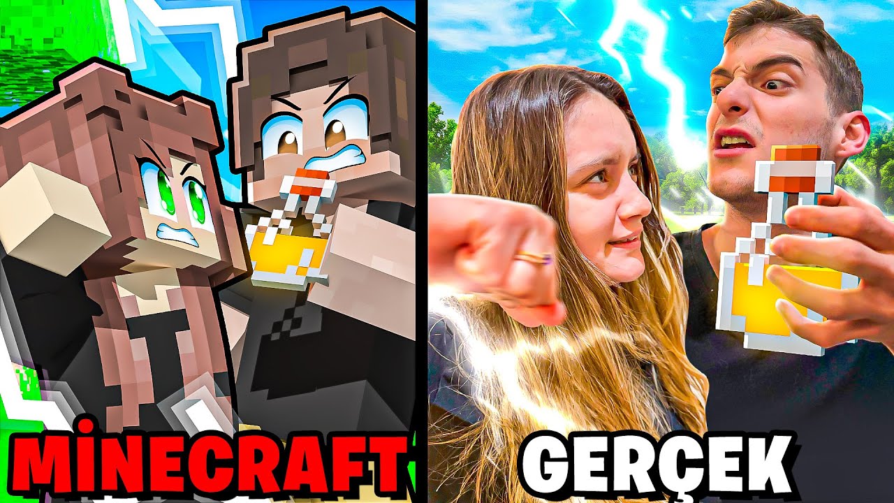 Minecraft'ta SEVGİLİM İLE NASIL KAVGA ETTİM? 😡