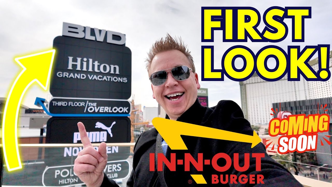 EXCLUSIVE TOUR of Las Vegas’ NEW BLVD & the Biggest In N Out EVER! 👀🍔