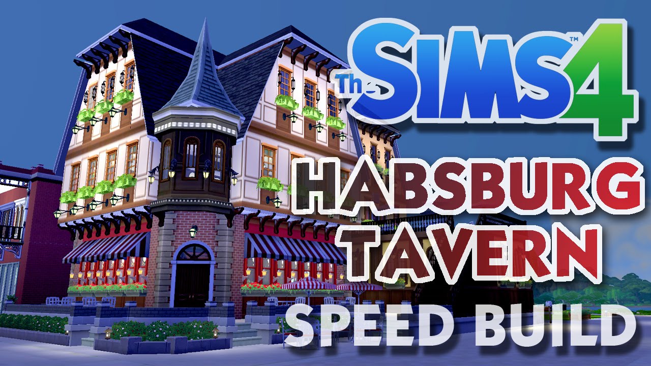 The Sims 4 -Speed Build- HABSBURG TAVERN (A Taste Of Deutschland)