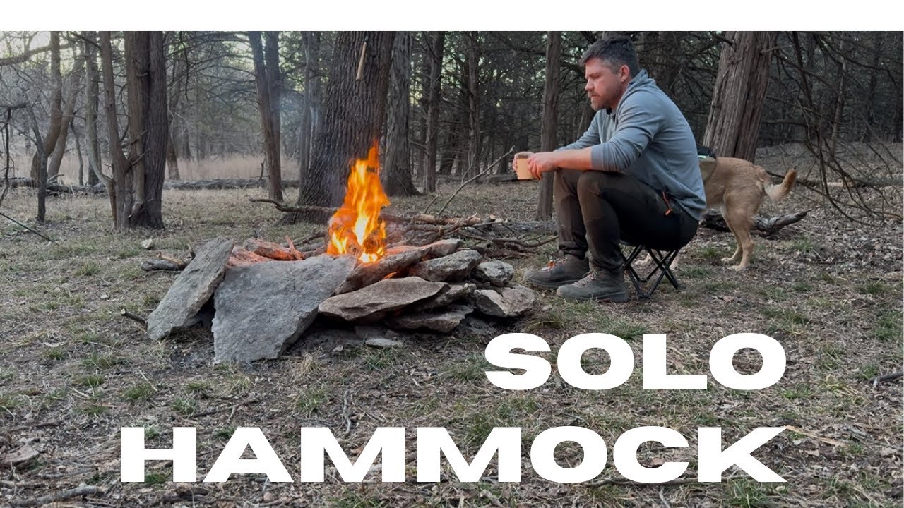 Solo Hammock Camping Overnight | Quiet Night in the Woods