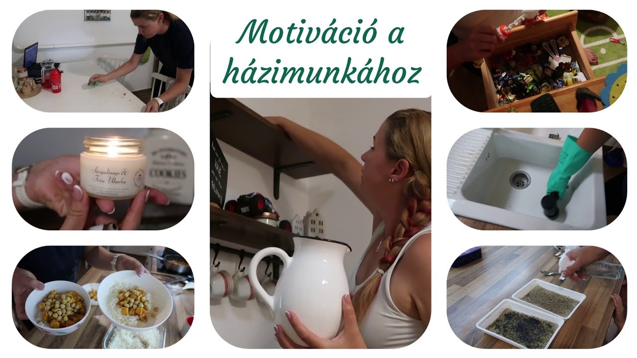 Motiváció a mindennapokhoz (indiai csirke, konyha takarítás, gyerekszoba szelektálás)