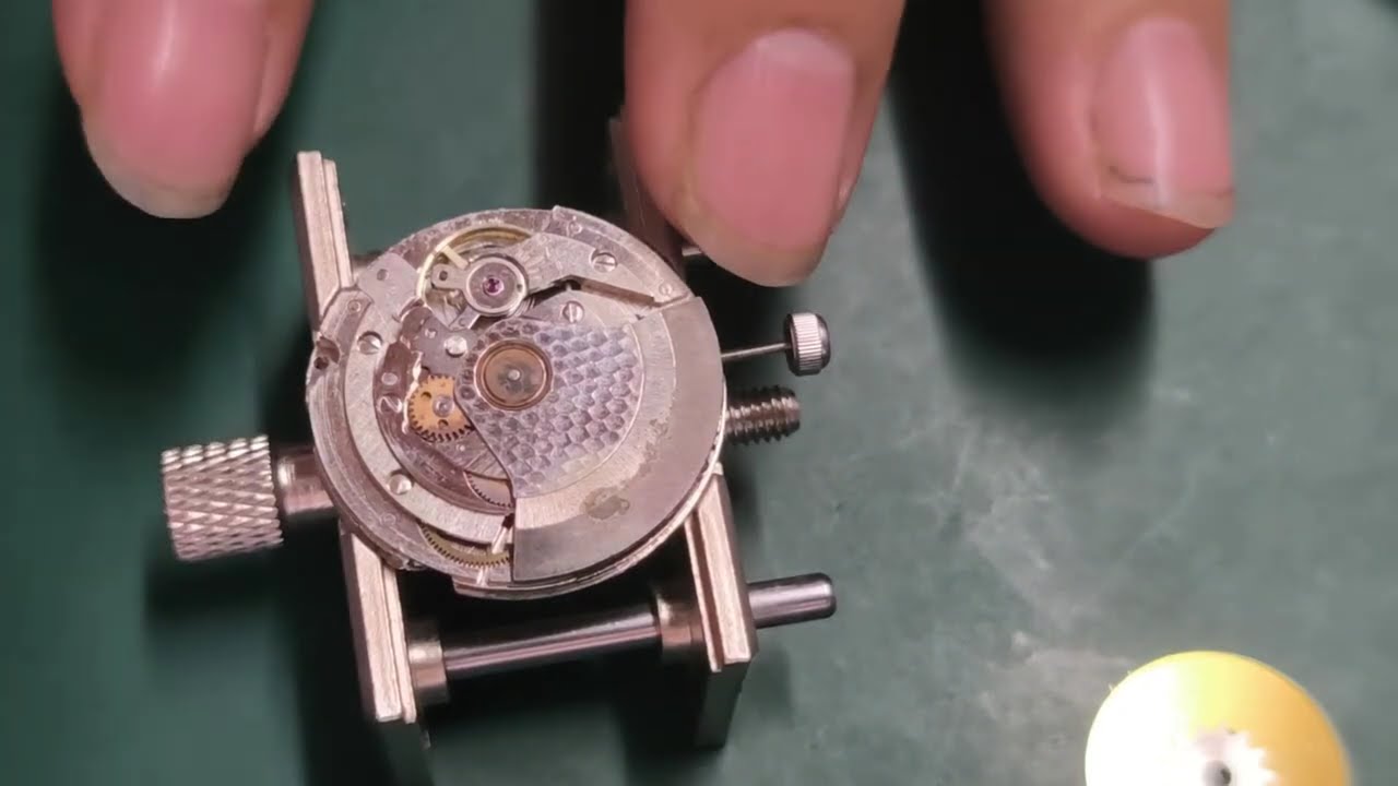 สอนถอดประกอบทำความสะอาด นาฬิกา POMAR เครื่อง FE 5612 Movement service and clean