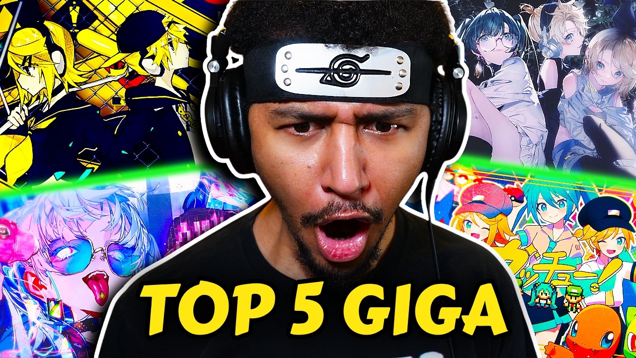 FIRST TIME Reacting to Vocaloid - Top 5 Giga Songs!