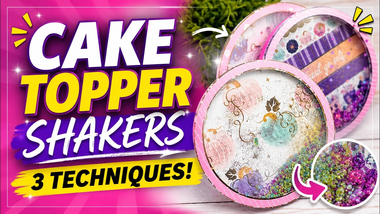 Paso a Paso de Cómo Hacer Cake Topper Shaker