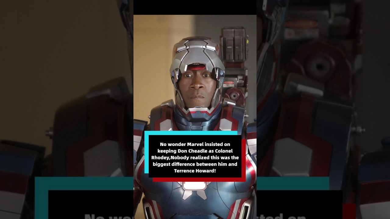 No wonder Marvel insisted on keeping Don Cheadle as Colonel Rhodey,