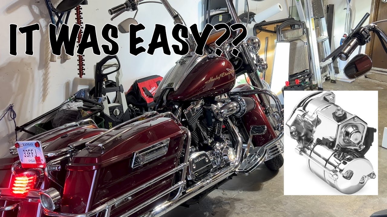 У Harley появился новый стартер! | Harley Road King 2008 года | 4K
