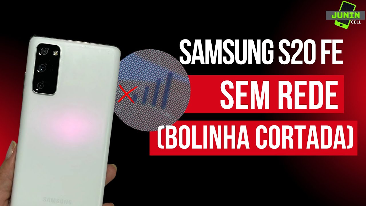 Samsung s20 FE Sem Rede (BOLINHA CORTADA)