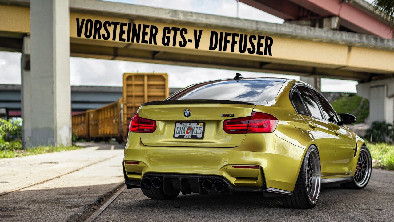 VORSTEINER GTS-V Rear Diffuser For My F80 M3 - Carbon Fiber Diffuser For F80 M3