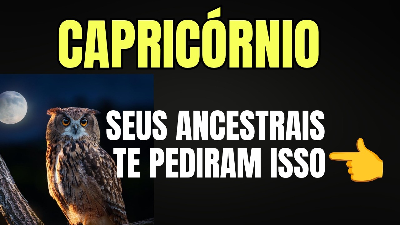 CAPRIC&Oacute;RNIO ♑️ (RECADO DIRETO) -  ROMPA  O PADR&Atilde;O E CONFIE,  VOC&Ecirc; EST&Aacute; SENDO GUIADO(A)