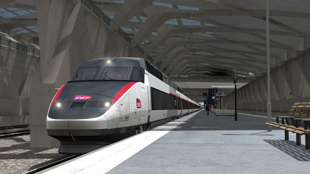 Train simulator 2020 entre Niort et La Rochelle en Charente maritime  TGV Duplex + nouveaux sons